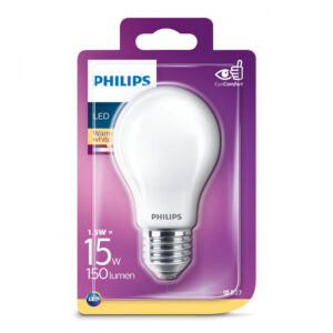 Alternative view of Led A60 1,5W (15W)150lm E27 27K opal