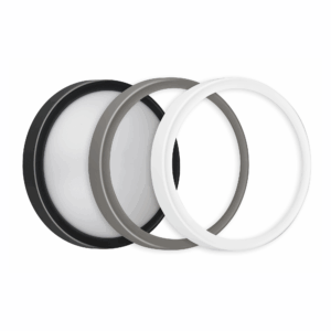 MILO útljós Q213mm 8W 3K hvítt/svart/grátt IP65