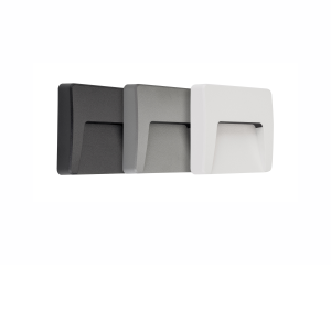 SIBO 3W 280lm kassi svart/hvítt/grátt IP65