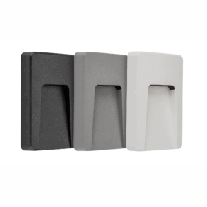 SIBO 3W 280lm ferhyrningur svart/hvítt/grátt IP65