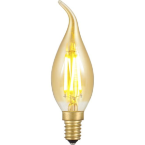 Alternative view of LED kerti m/totu E14  4W 360lm 25K  gold dimmanleg