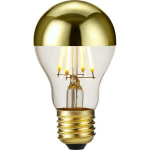 Alternative view of LED GLS Toppspegilpera gull 4W E27 dim