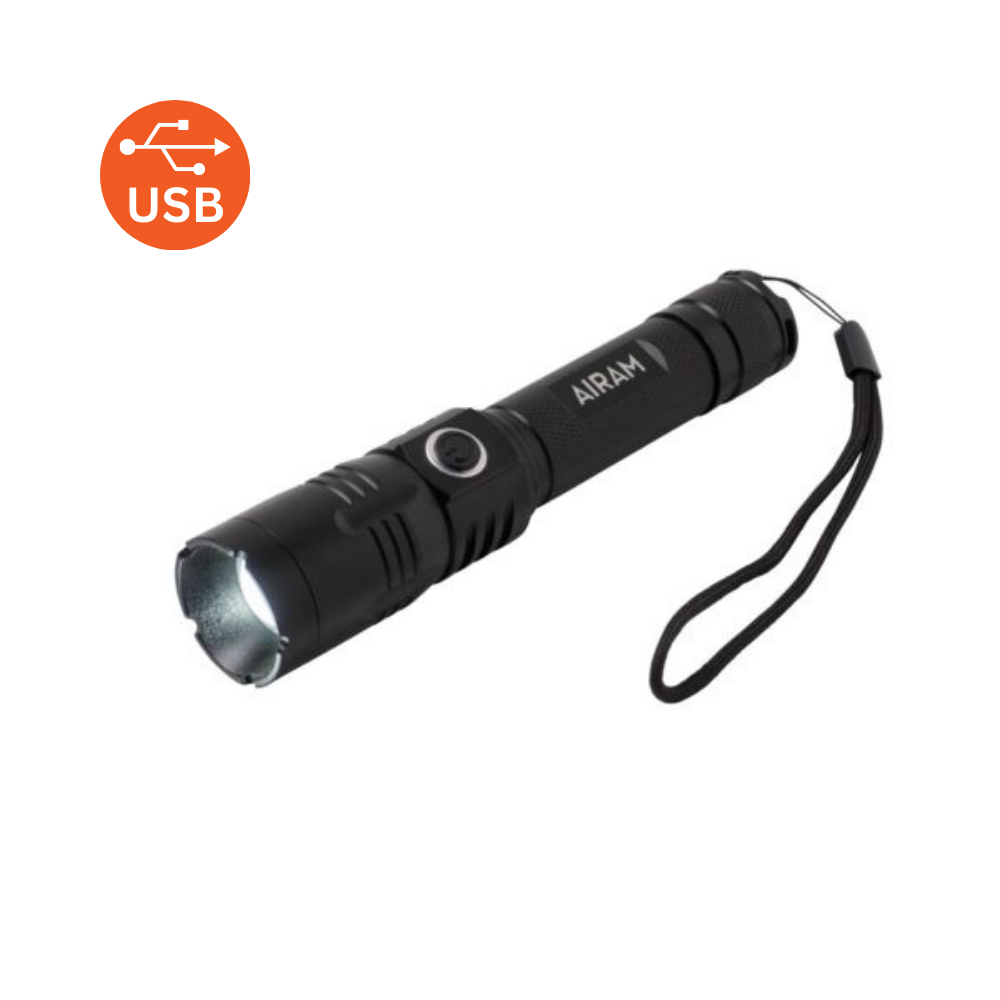 MEGA 800 USB hlaðanlegt vasaljós