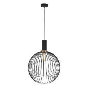 OONAH hangandi Q350m 60W E27 svart/gull