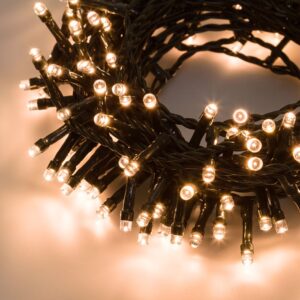 200 Ljósa Inni/Útisería 5mm LED - 45m warm white