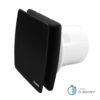 Baðvifta 230V 12W 93 m³/h, 34 dB IPX4 m/bið svart