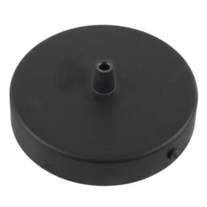Loftdós 12cm m/kapalfestingu M-svart
