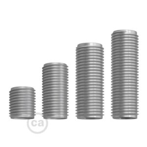 Threaded tubes - 10 pieces - Length: 1,5 cm