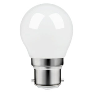 Led kúla P45 BA22d  5W 470lm 27K opal dimmanleg
