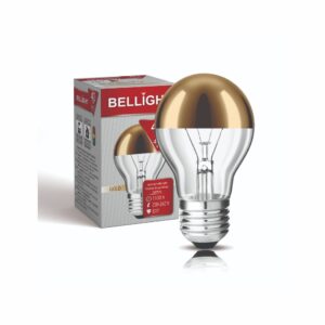 Toppspegilpera GLS gull 60w E27