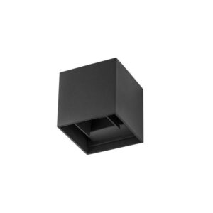 COMO veggljós svart LED 2x3W 3K IP54