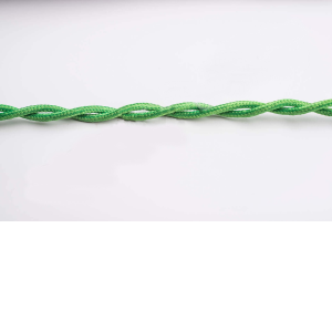 Tausnúra snúin græn 2x0,75q
