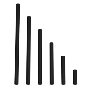 Rör m/snitt 5 cm svart