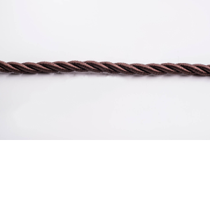 Tausnúra snúin 2x0,75 brún