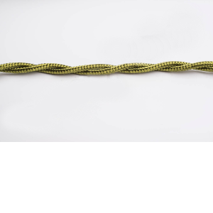 Tausnúra snúin dökkgræn 2x0,75q