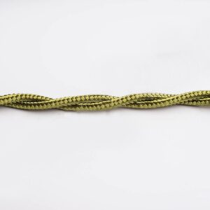 Tausnúra snúin dökkgræn 2x0,75q