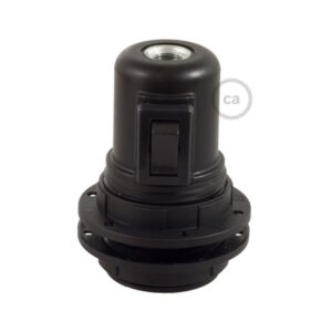 Alternative view of Falur m/hring + rofa E27 svartur