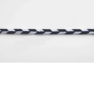 Tausnúra svört/hvít 2x0,75q flöt klofinn