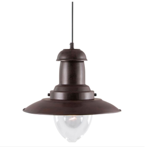 FISHERMAN hangandi ljós Q32 60W E27 rusti