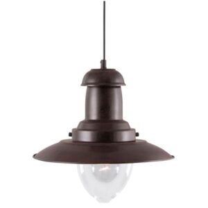 FISHERMAN hangandi ljós Q32 60W E27 rusti