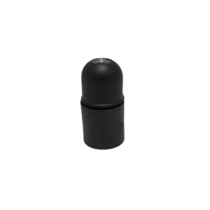 Falur E27 með togrofa svartur plast