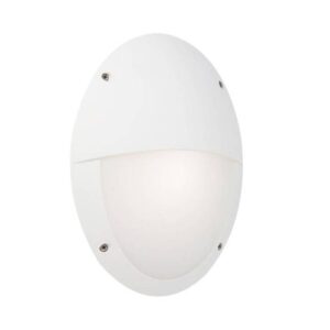MADDI-VE kúpull B230 1/2 skyggður E27 hvítur IP66