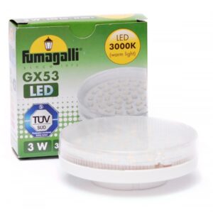 Led GX53 3W 4K 300lm opal