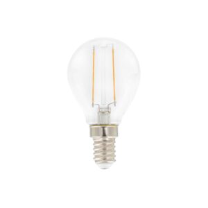 Led kúla P45 E14 2,5W 250lm 27K glær