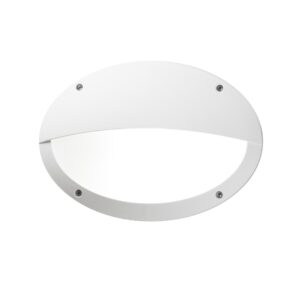 MADDI-HL kúpull B330 1/2 skyggður E27 hvítur IP66