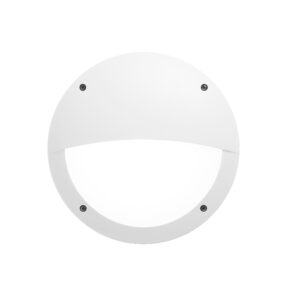 LUCIA-EL kúpull,Q300 1/2 skyggður E27 hvítur IP66