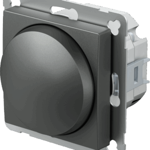 LOGIQ Snúningsdimmer 0-100W Led með loki antrasit