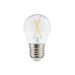 Led kúla P45 E27 1W 90lm 22K glær