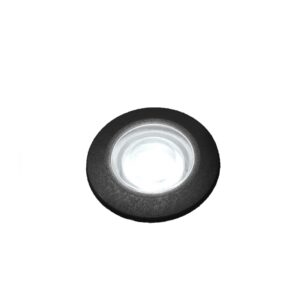 ALDO innfellt 1,7W G9 3K svart IP67