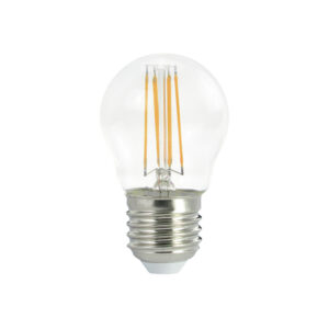 Led kúla P45 E27 470lm 22-27K 100-50-7% glær 3STEP