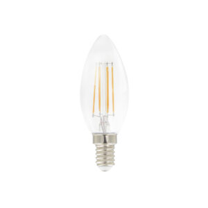 Led kerti E14 22K-27K 100-50-7% glær 3STEP dim