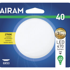 Alternative view of Led GX53 5W 27K 470lm opal