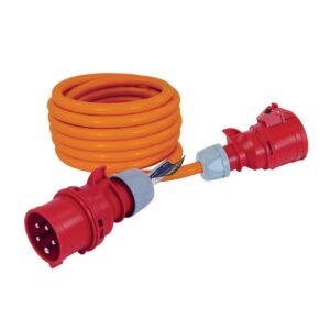 Framl.snúra CEE 16A 5P IP44 5mtr.
