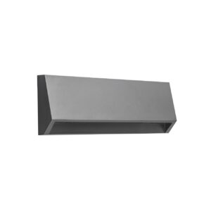 KITO Led útiljós á vegg, 4W 220mm, grátt IP65