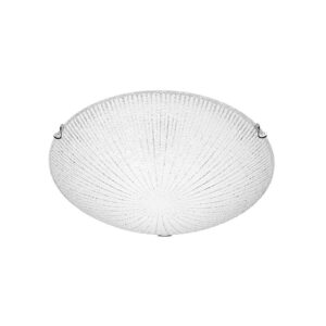 Shell loftljós Q400 3X12W E27 hv/glært