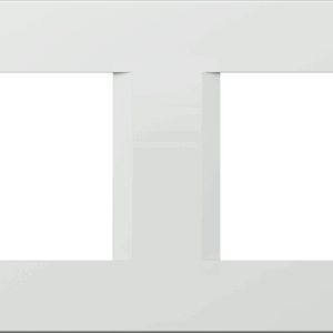 Modul rammi 4x2F matt hvítt