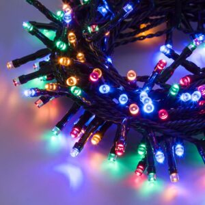 120 ljósa Inni/Útisería 3 mm LED - 29m Marglit