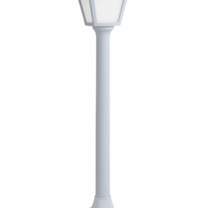 ROBY Staur h940 E27 Hvítt/opal IP55 m/peru