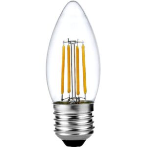 Led kerti E27 4W 320lm 25K glær dimmanleg