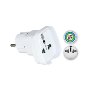 Breytikló EUR í UK 10A 250V hvít