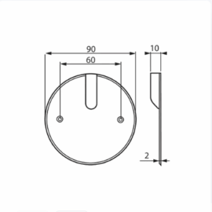 Alternative view of P60 lok með úttaki