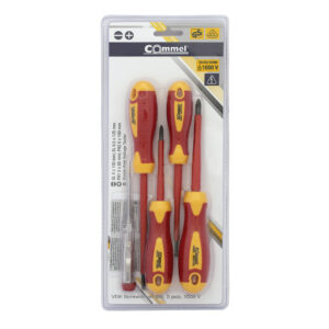 Skrújárnasett SL, PH, 1000 V VDE