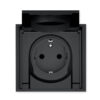 Adria Schuko tengill m/loki IP44 svartur 16 A, 250 V~