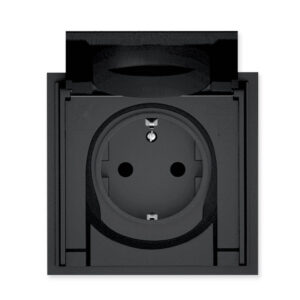 Adria Schuko tengill m/loki IP44 svartur 16 A, 250 V~