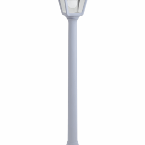 ROBY Staur h940 E27 Hvítt/glært IP55 m/peru