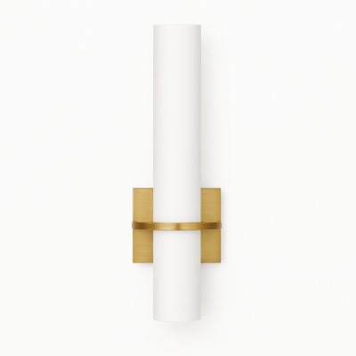 LUCA vegglj. salerni LED 15W 1337lm 4K IP44 gyllt